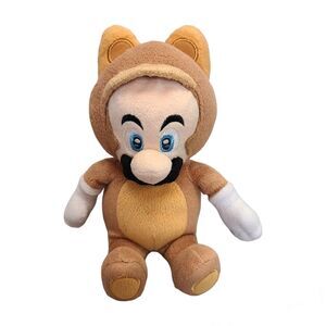 2011 Super Mario 3D Land Tanooki Raccoon Mario Plush 9" Little Buddy